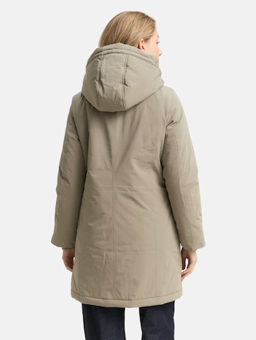 TOM TAILOR Winterparka in Grün