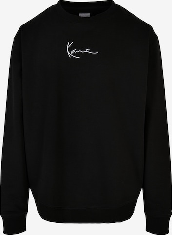 Karl KaniSweater majica - crna boja: prednji dio