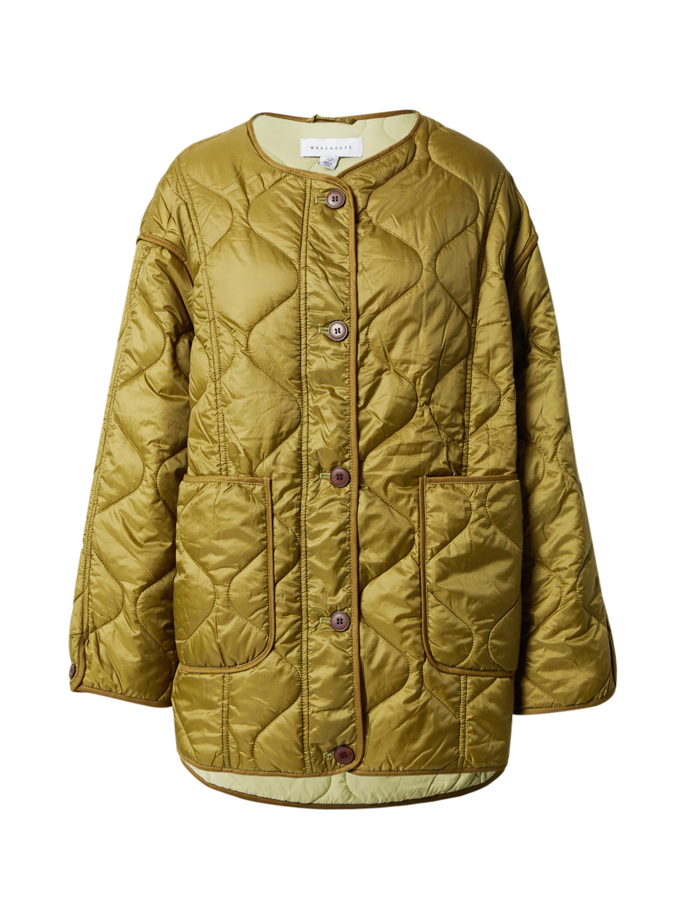 Geacă de primăvară-toamnă de la Warehouse pe verde: față