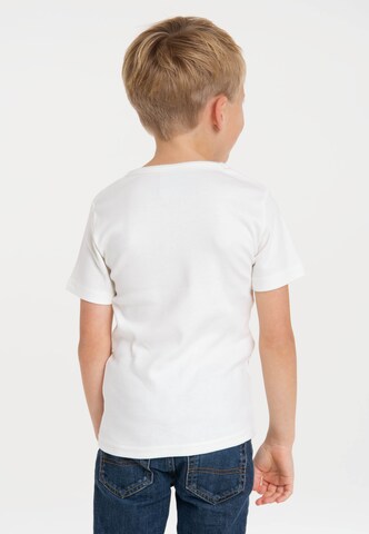 LOGOSHIRT T-Shirt "Krümelmonster" in Weiß