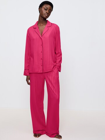 TRIUMPH - Pijama 'Amourette Jacquard' em rosa: frente