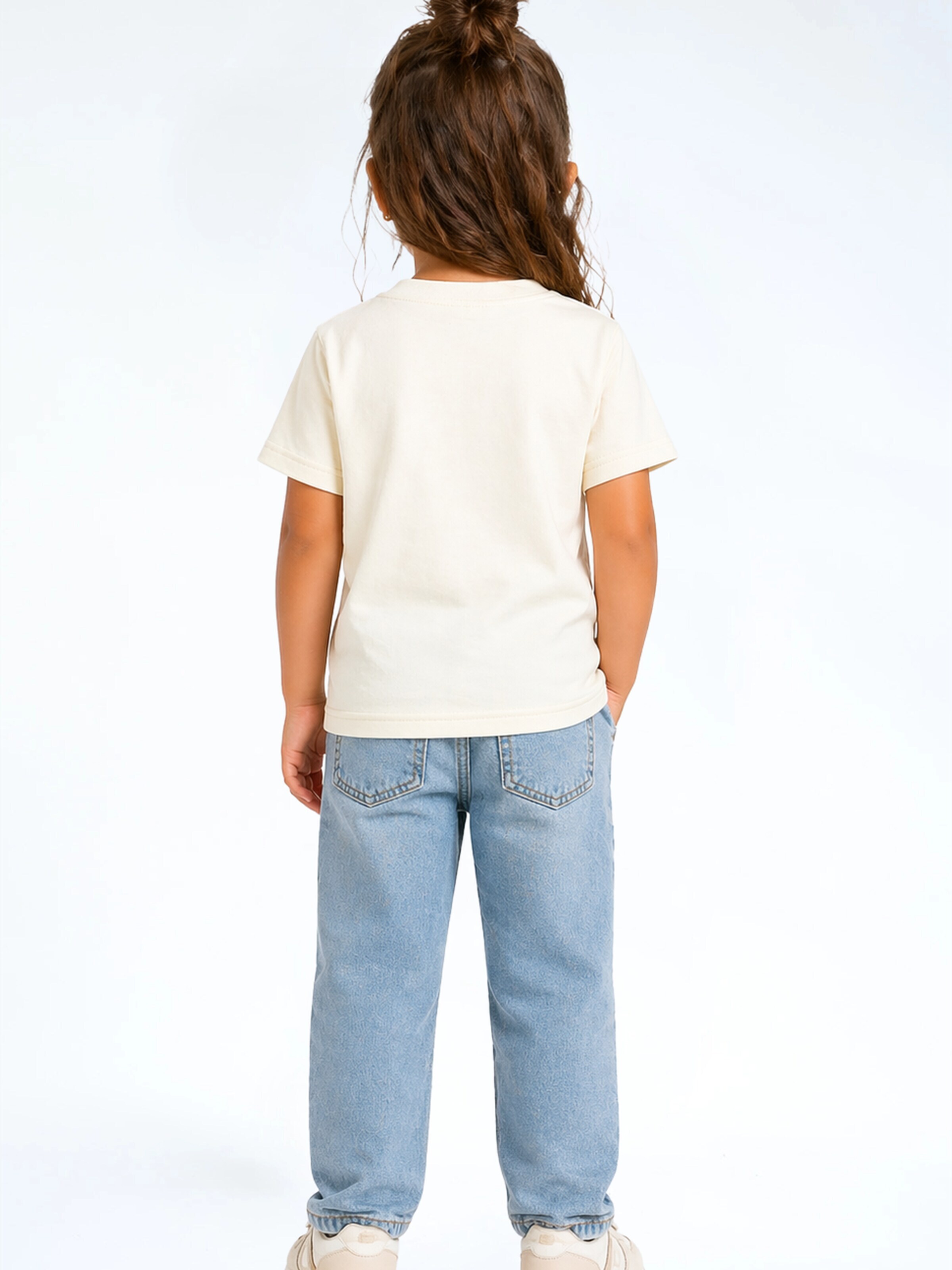 Donder Shirt 'Heavy Tee Essential Canary Yellow' in White