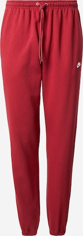 Nike Sportswear Hose 'CLUB' in Rot: Vorderseite