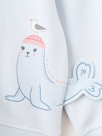 MANGO KIDS Bluzka sportowa 'OCEAN' w kolorze niebieski