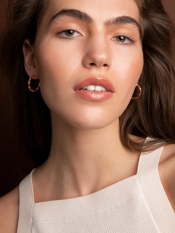 Boucles d'oreilles 'Rosa' day berlin en or : devant