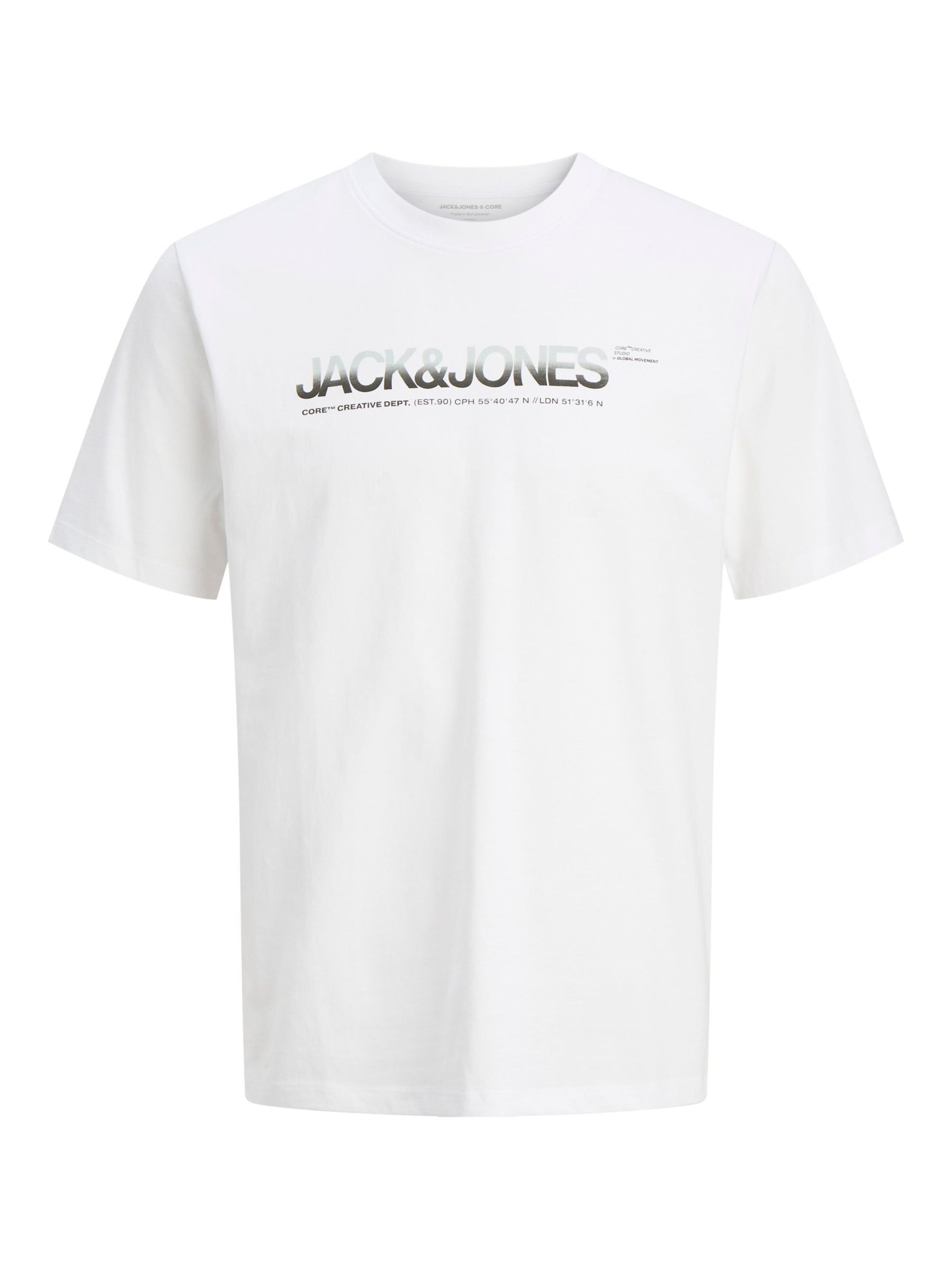 JACK & JONES Shirt in White: front