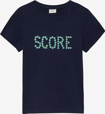 s.Oliver Shirt in Blue: front
