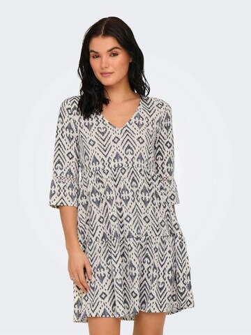JDY Oversized jurk 'JDYDORA Korte jurk' in Blauw