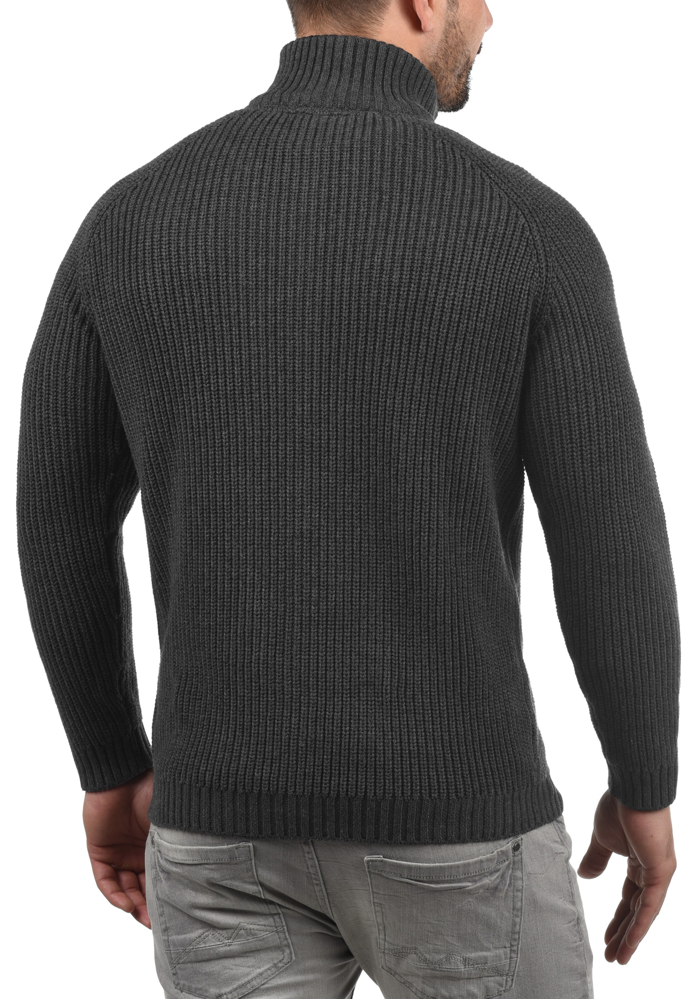 !Solid Pullover 'Xenox' in Grau