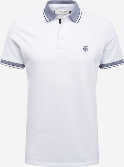 Tricou SELECTED HOMME pe alb, Vizualizare produs