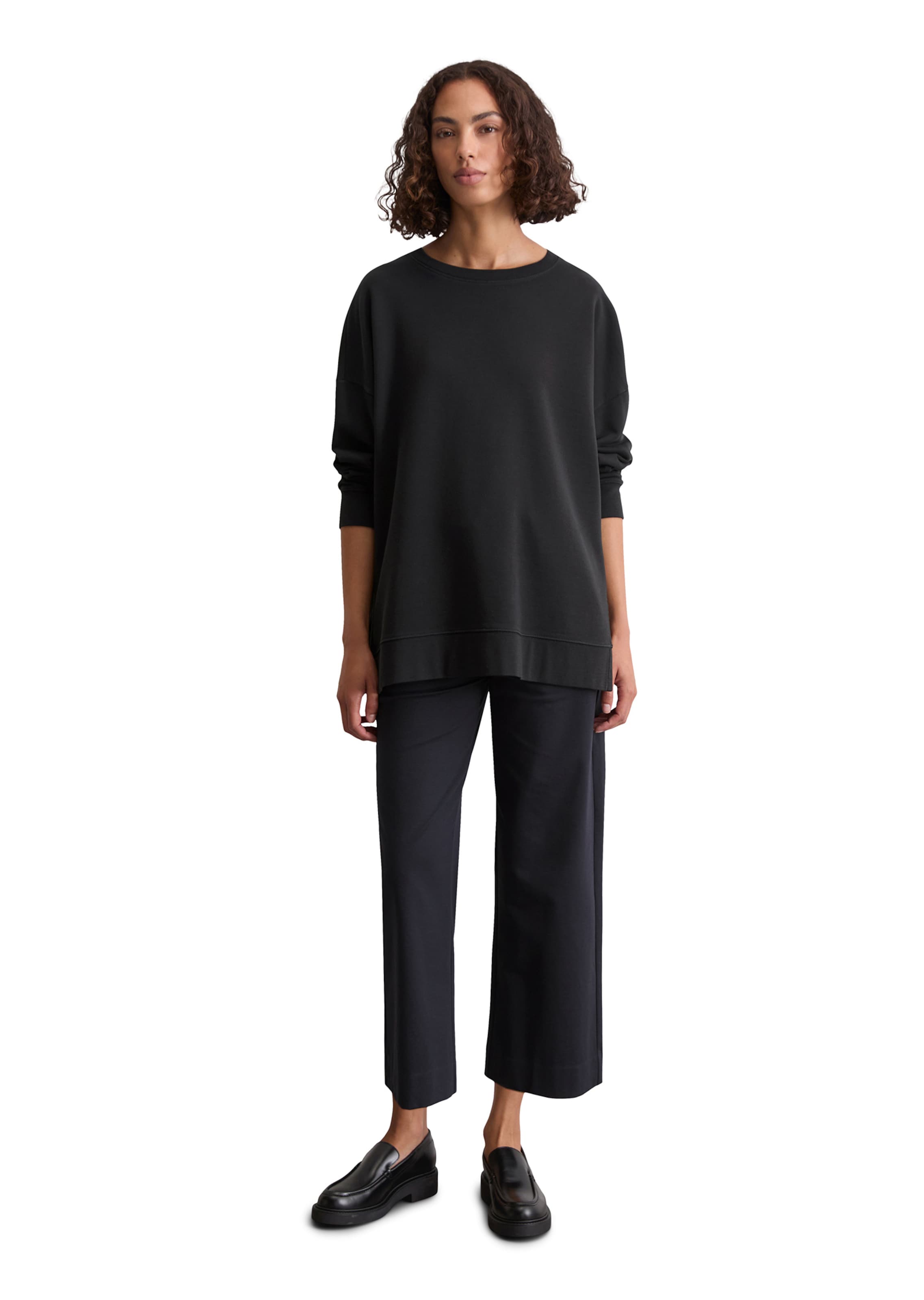 Marc O'Polo Sweatshirt in Schwarz