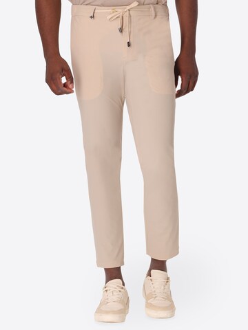 Regular Pantalon fonctionnel 'York High-Perform12 Active' Distretto12 en beige : devant