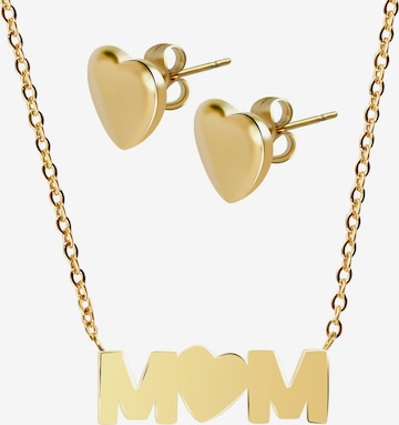 Akzent Jewelry Set in Gold: front