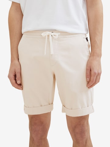 TOM TAILOR DENIM Regular Shorts in Beige