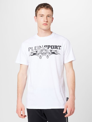 Plein Sport - Camisa em branco: frente