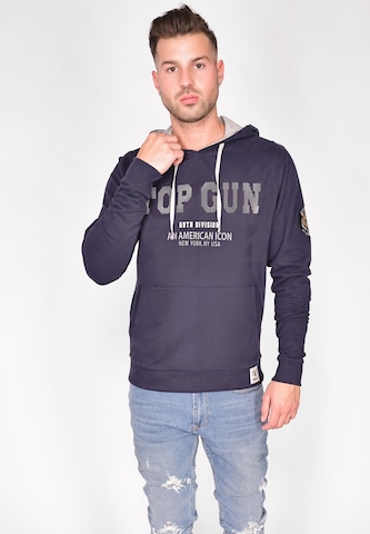 TOP GUN Sweatshirt ' ' in Blue: front