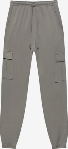 Pull&Bear Cargo Pants in Green: front