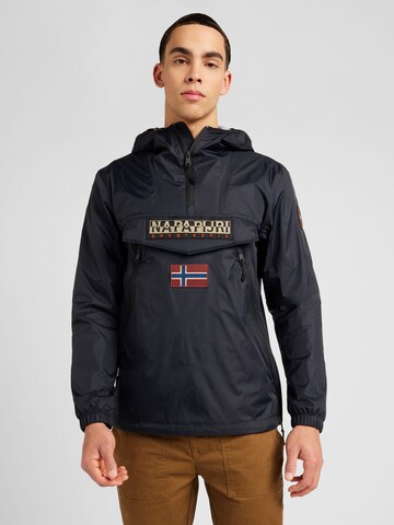 NAPAPIJRI Демисезонная куртка 'RAINFOREST' в Черный: спереди