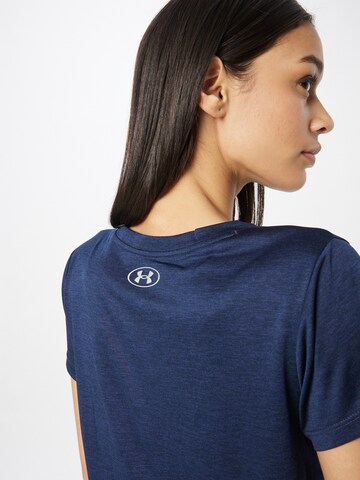 T-shirt fonctionnel 'Tech Twist' UNDER ARMOUR en bleu