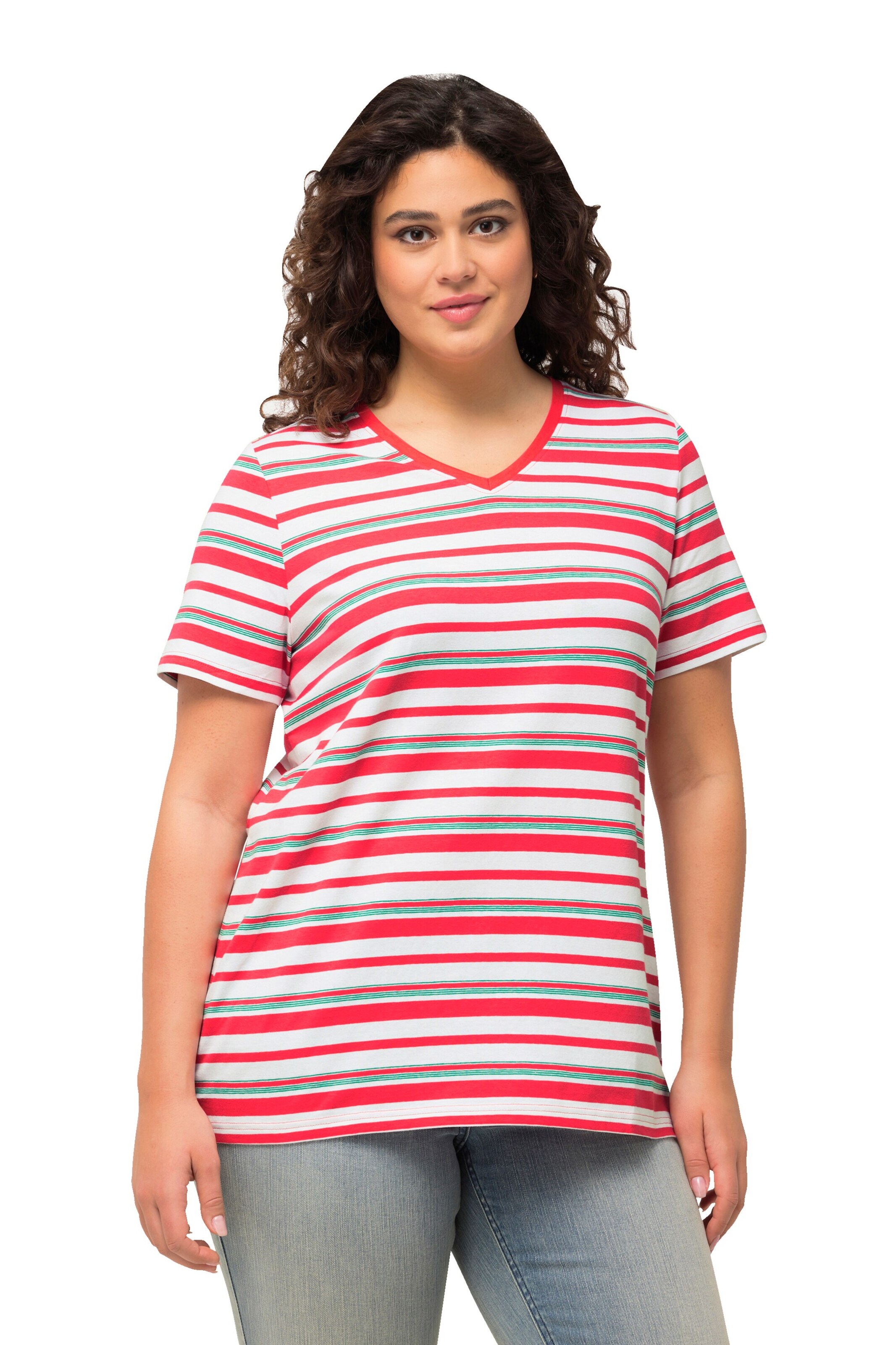 Ulla Popken Shirt in Pink: Vorderseite