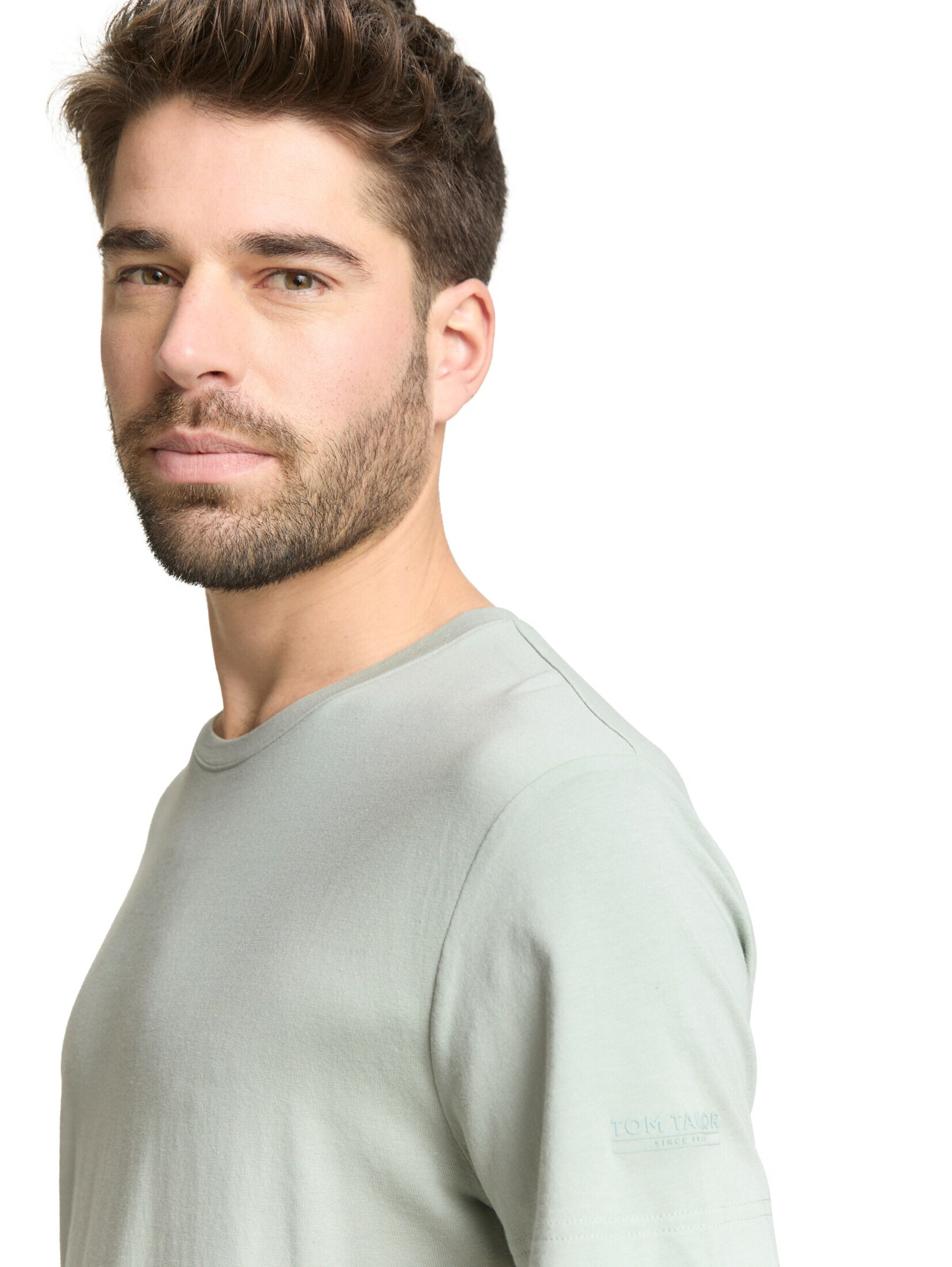 TOM TAILOR T-Shirt in Grün