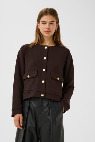 InWear Sweatjacke in Braun: Vorderseite