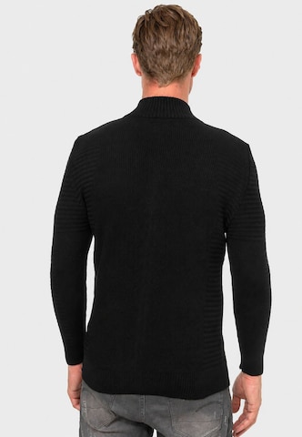 Rusty Neal Gebreid vest in Zwart