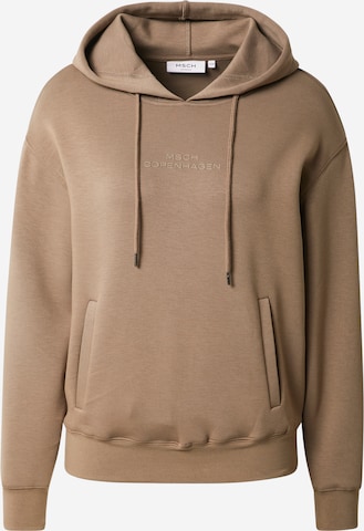 MSCH COPENHAGEN Sweatshirt 'Ima Q' in Brown: front