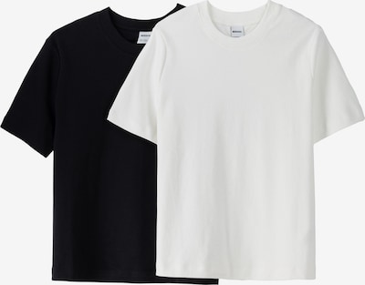 Bershka T-shirt i svart / vit, Produktvy
