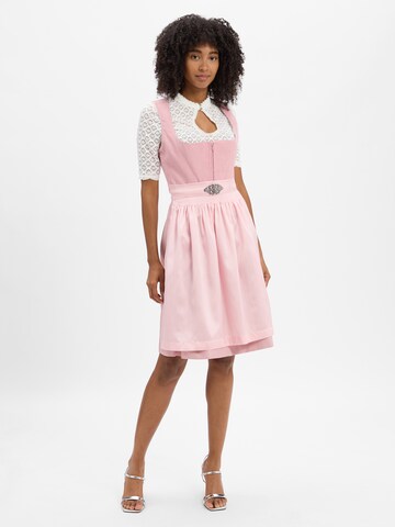 Krüger Madl Dirndl in Pink: front