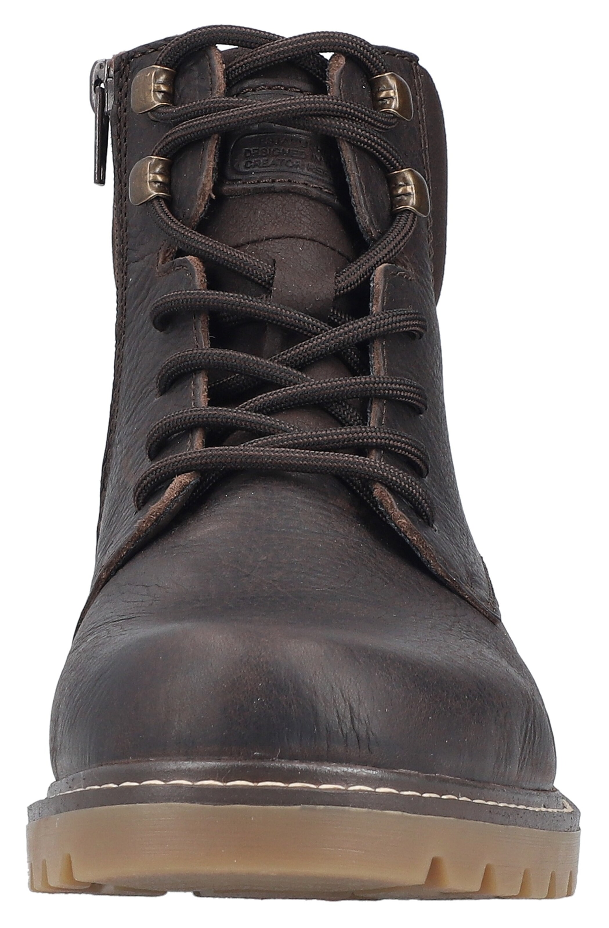 Bottes à lacets Rieker en marron