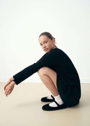 MANGO TEEN Ballet Flats with Strap 'Nice' in Black