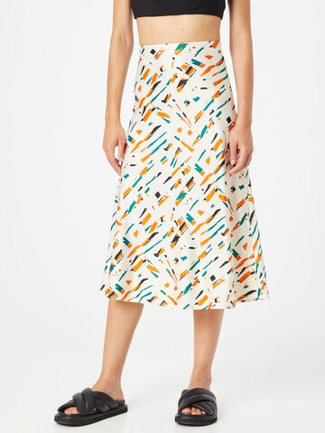 Monki Skirt in Beige: front