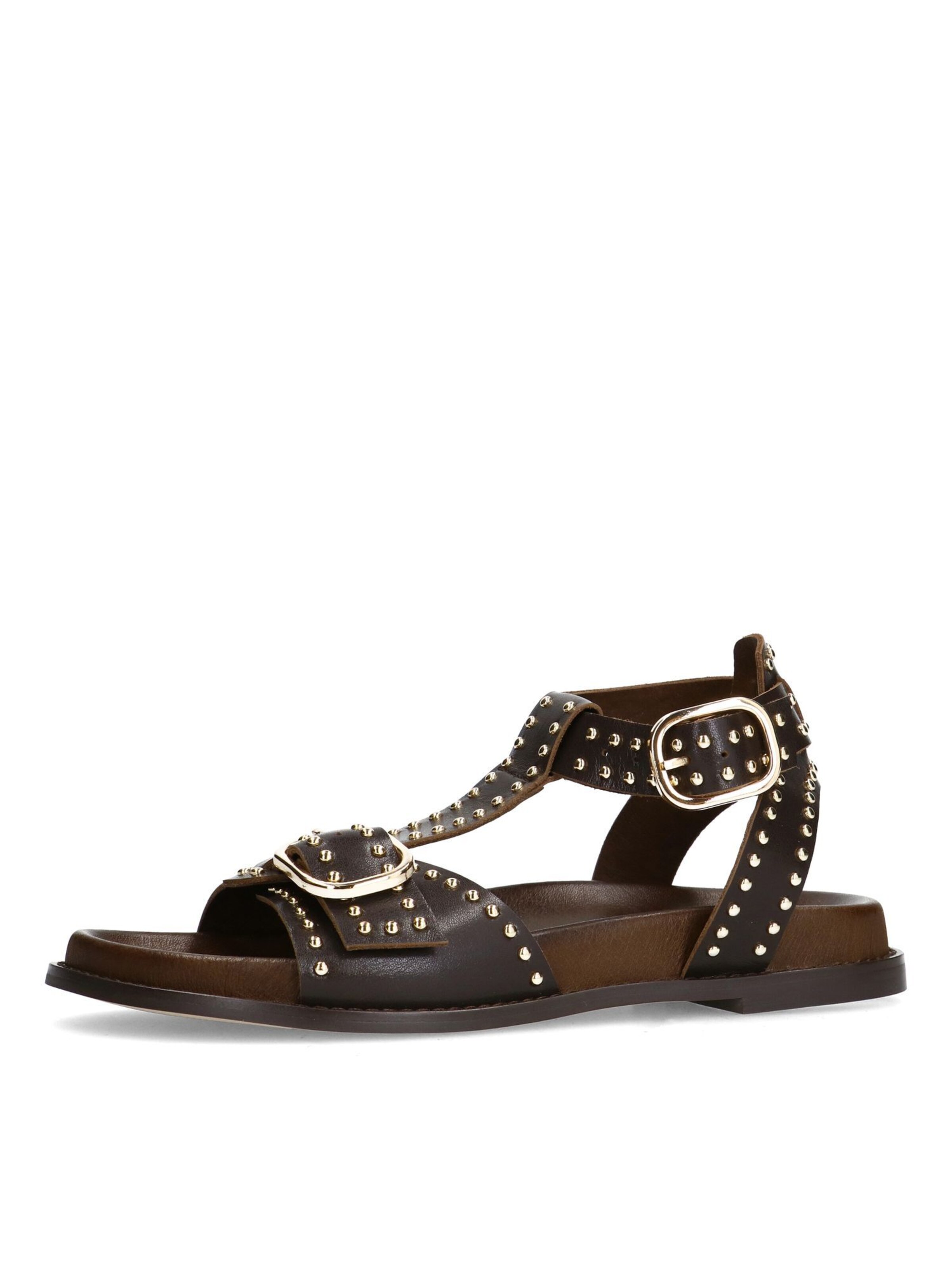 SACHA Sandale in Braun: Vorderseite