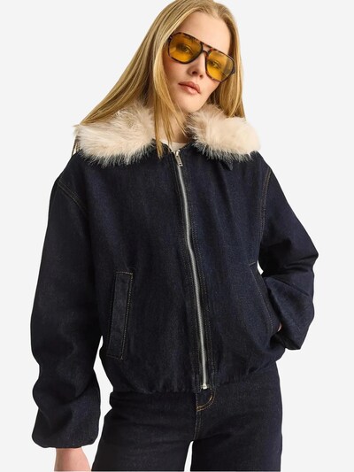 Bianco Lucci Veste mi-saison en M en marine, Vue avec produit