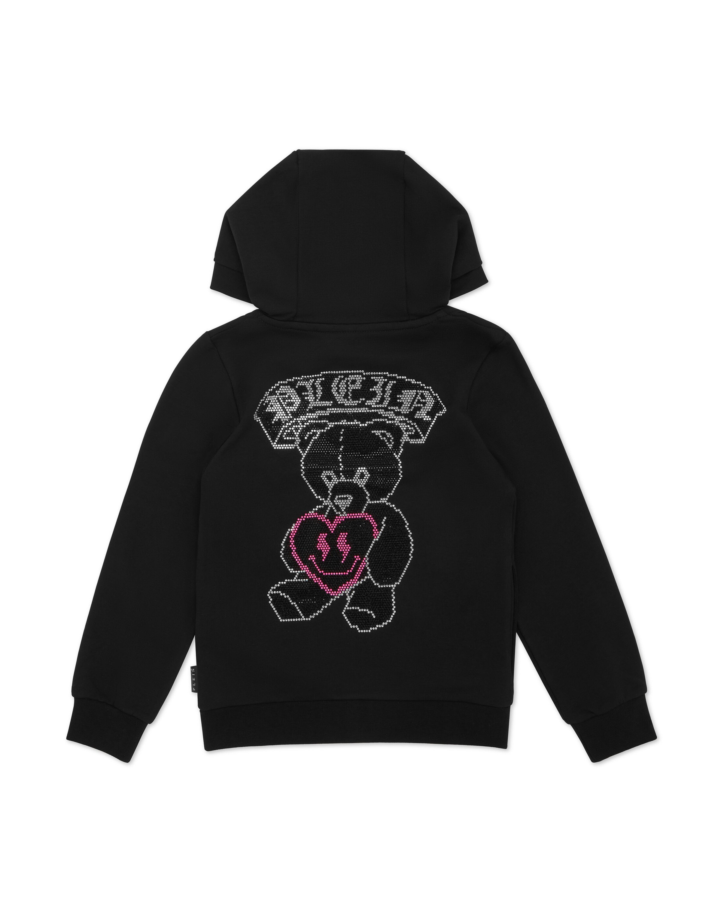 Philipp Plein - Sudadera con cremallera 'Teddy' en negro