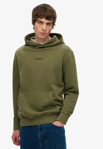 Superdry Sweatshirt in Green: front
