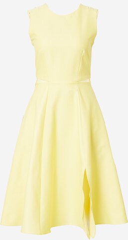 Closet London Cocktail Dress in Yellow: front