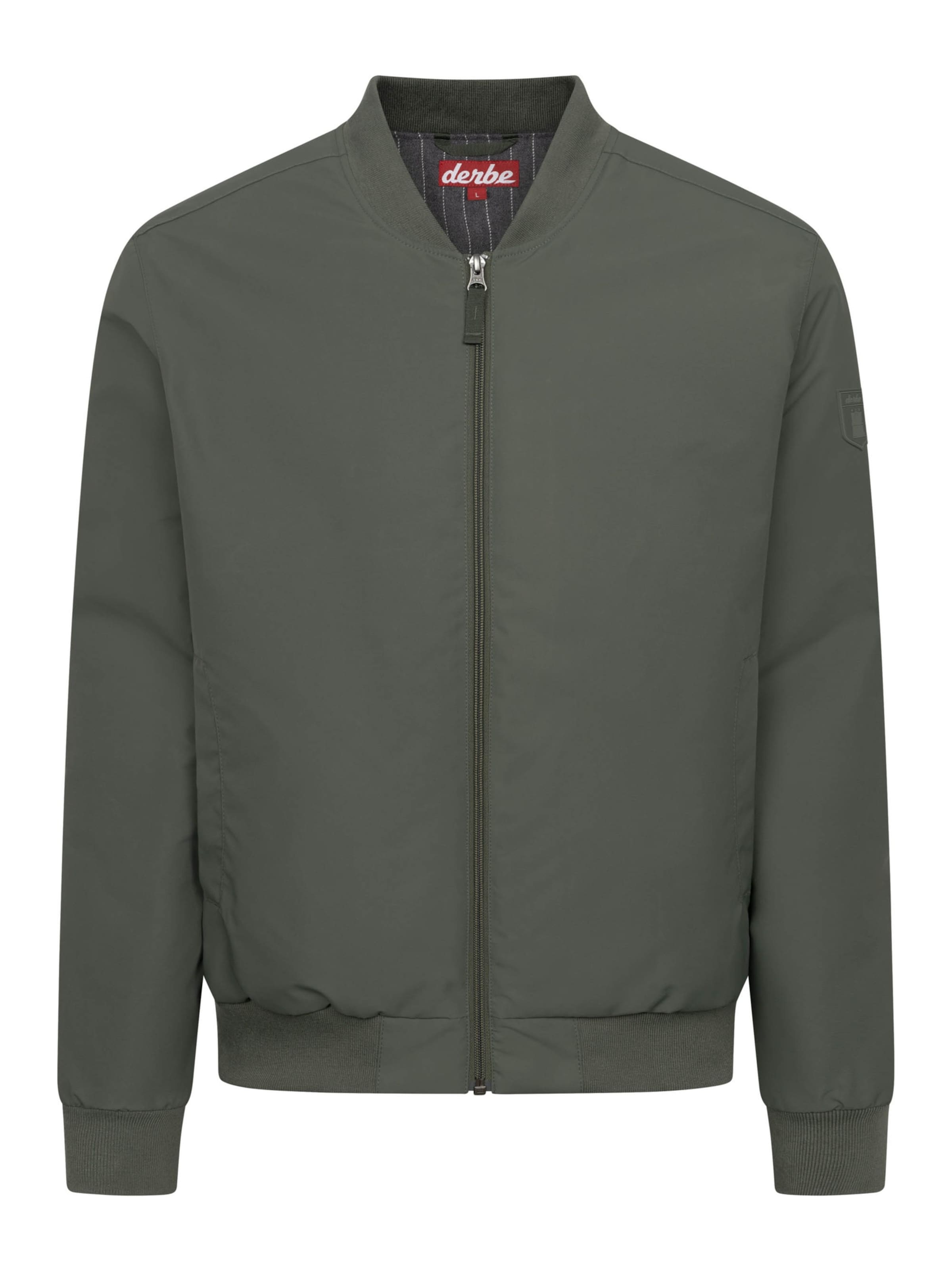 Derbe Between-Season Jacket in Green: front