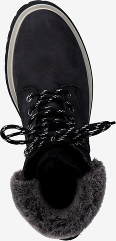 TAMARIS Lace-Up Ankle Boots in Black