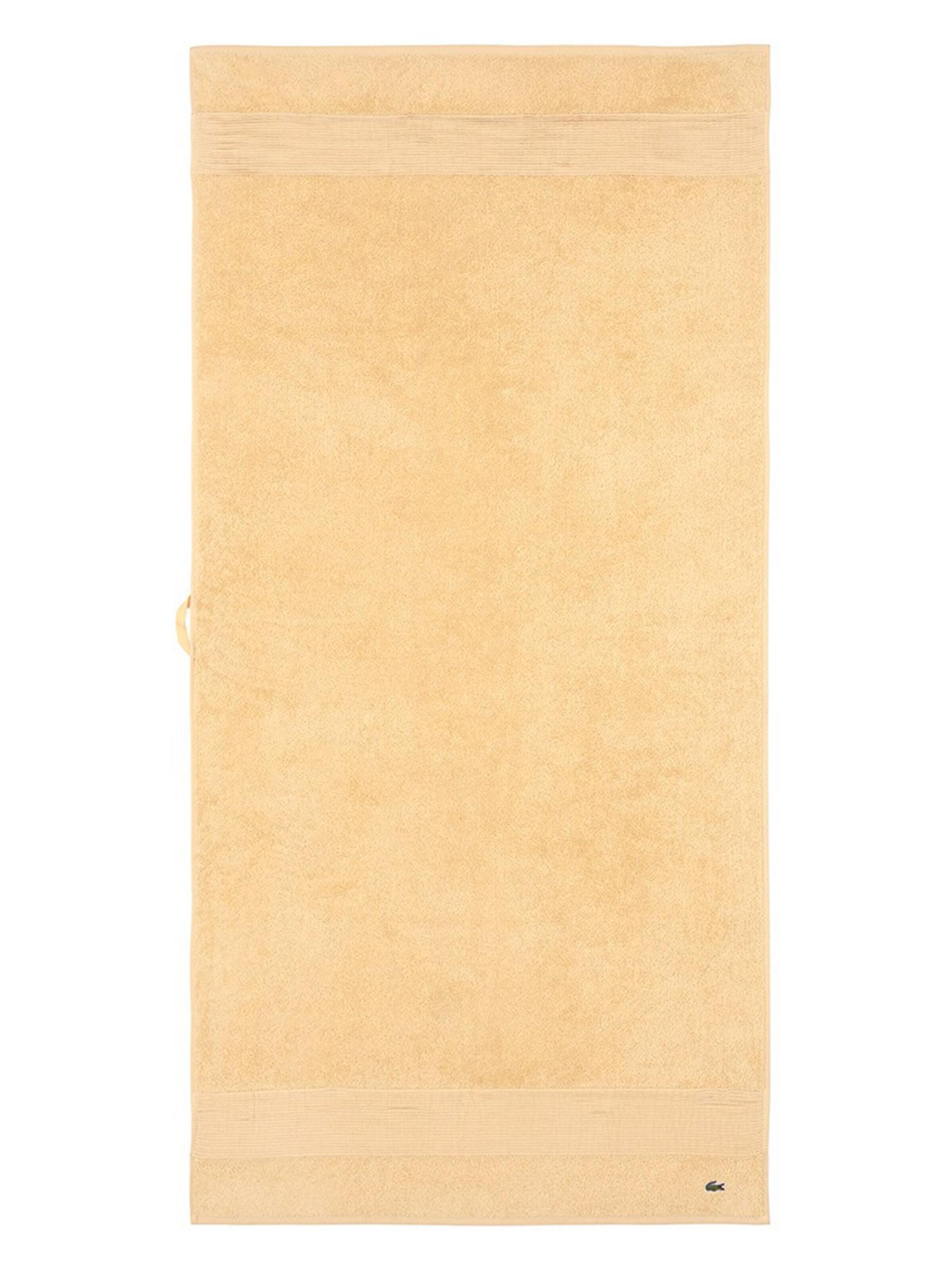 LACOSTE Handtuch 'LLECROCO'‌‌‌‌‌ in Beige: Vorderseite