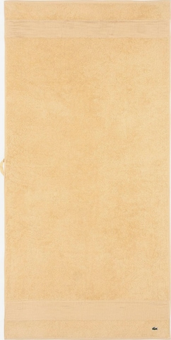 LACOSTE Handtuch 'LLECROCO' in Beige: Vorderseite