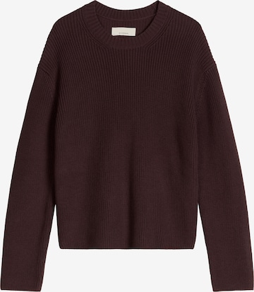 Pull-over Marc O'Polo en marron : devant