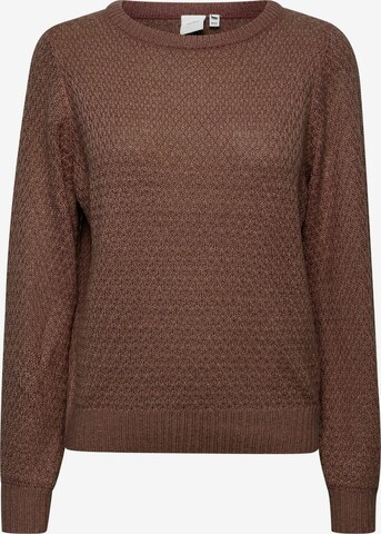 ICHI Sweater 'ODANSA' in Brown: front