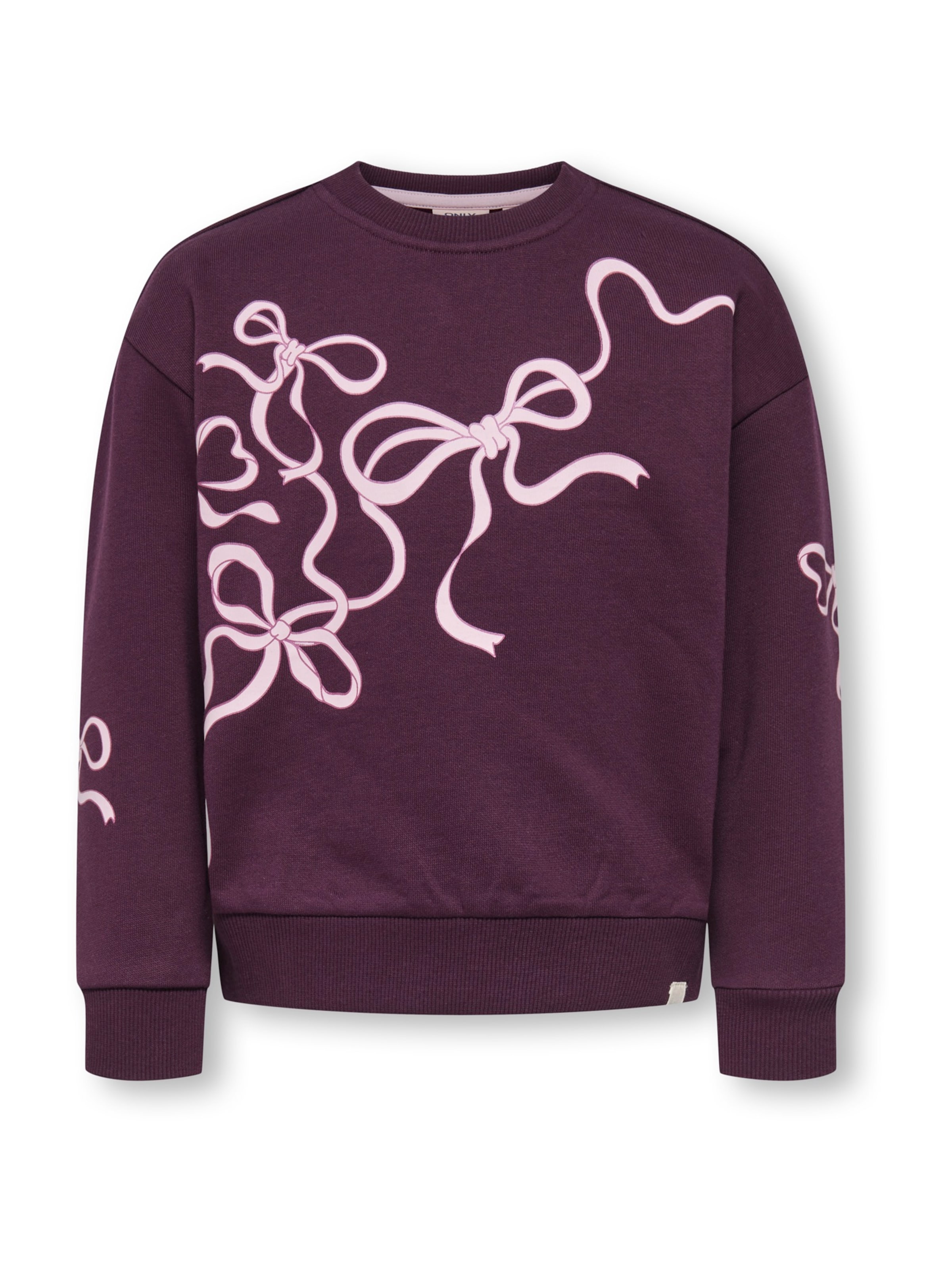 Only Mini Sweatshirt in Lila: voorkant