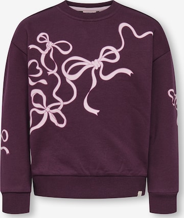 Only Mini Sweatshirt in Lila: Vorderseite