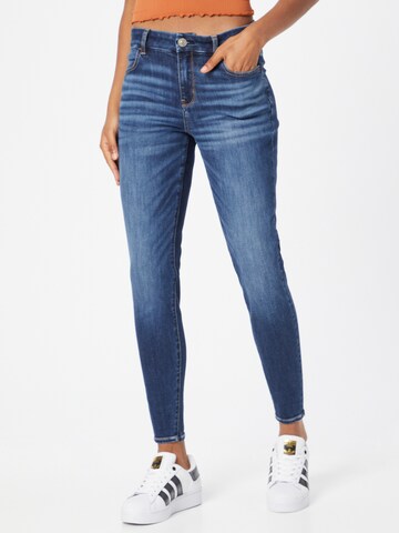 American Eagle Slimfit Jeans in Blauw: voorkant