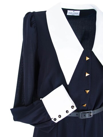 Rua & Rua Blusenkleid in Blau