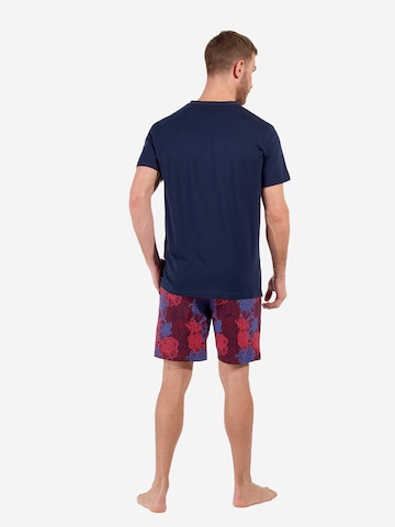 Pyjama court ' Bouquet Short Sleepwear ' HOM en bleu