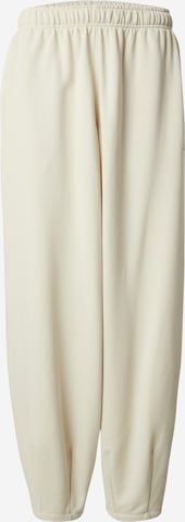 Nike SportswearTapered Hlače 'CLUB' - bež boja: prednji dio